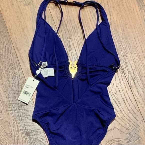 𝅺TRINA TURK royal blue swimsuit. Size 0 - Picture 5 of 10